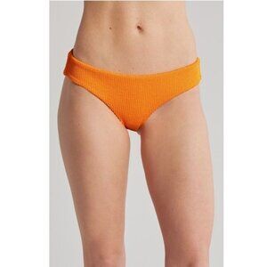 New CYN AND LUCA Pucker Ruched Back Bikini Bottoms Size L Juniors